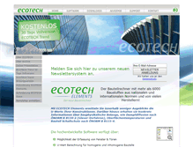 Tablet Screenshot of ecotech.cc