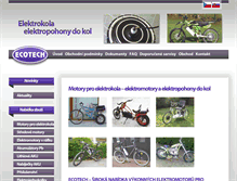 Tablet Screenshot of ecotech.cz