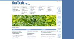 Desktop Screenshot of ecotech.pl