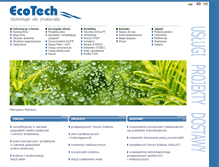 Tablet Screenshot of ecotech.pl